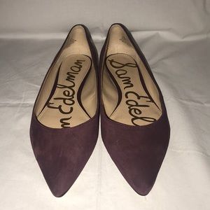 Sam Edelman Burgundy Flats